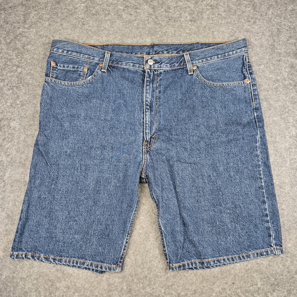 Levi's Jean Shorts Men's Size 44 505 Straight Fit Jorts Levi Strauss Blue Denim